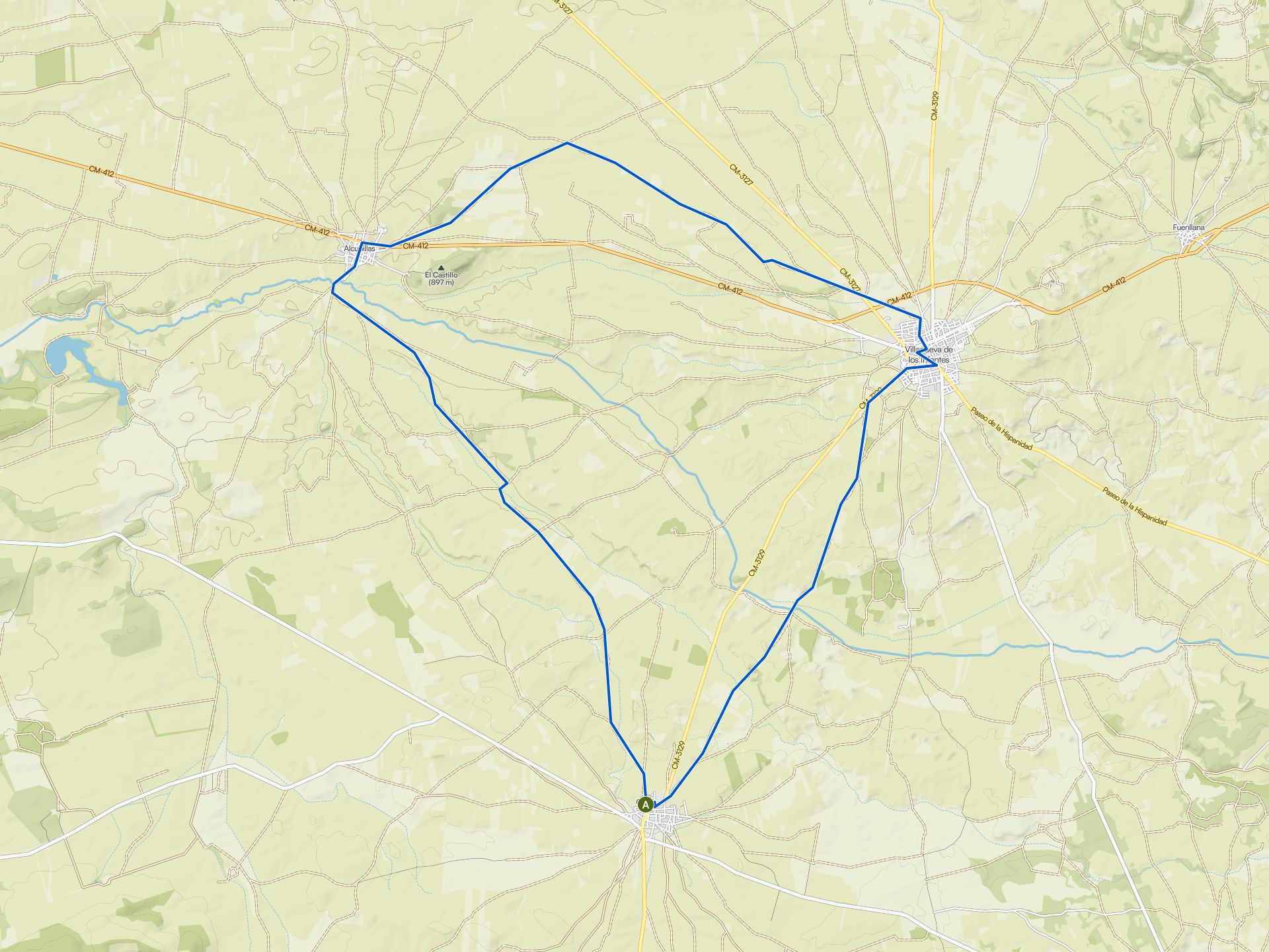The best cycling routes around Almedina | Komoot